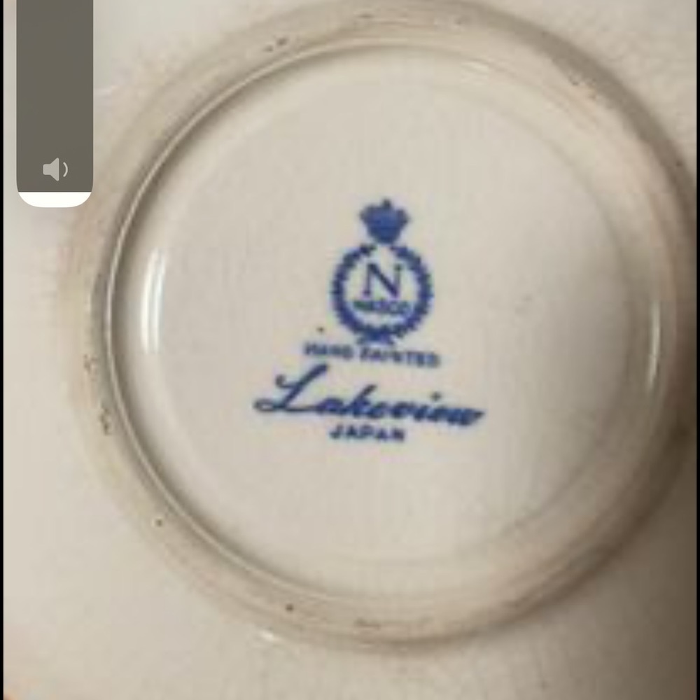 Vintage Nasco Hand Painted Lakeview Japan lote 8 plates - Picture 6 of 10